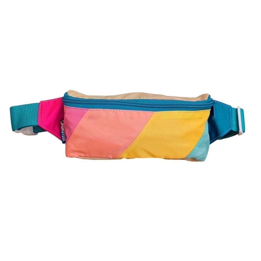 Mokuyobi Fanny Pack Bag Color Block EUC